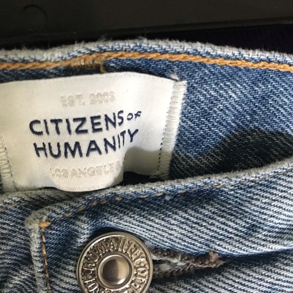 Citizen Of  Humanity Ayla Jeans,Classic Blue Denim Pants - Picture 4 of 8